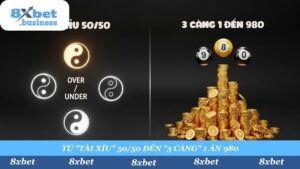 "Bóc tách" 2 cửa cược "hot" nhất sảnh Xổ Số IDN 8xbet: "Tài Xỉu" 50/50 cho "tân thủ" và "3 Càng" (1 ăn 980) cho cao thủ "săn" hũ!