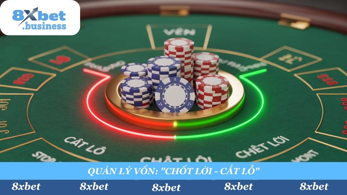 "Kỷ luật sắt" là bí kíp sống còn (Mẹo 4). Cao thủ "vào bờ" an toàn là người biết "Chốt Lời" khi thắng và "Cắt Lỗ" khi thua. Đây là mẹo quan trọng nhất tại 8xbet!